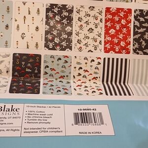 Riley Blake Pirate Tales 10 In Stacker 42 Piece Material Quilt